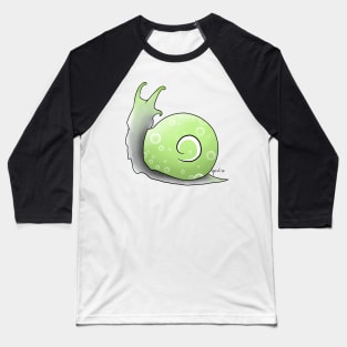 Agender Pride Snail Baseball T-Shirt